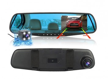 Kameralı Dikiz Aynası Geri Görüş Kameralı Park Sensörü 1080P