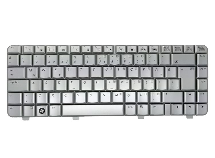 HP Pavilion DV4-1199et Gümüş Klavye HP Pavilion DV4-1199et Gümüş Klavye