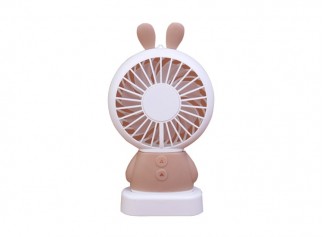 İki Kademeli Led Işıklı Tavşan Tipi Mini Soğutucu Fan