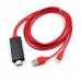 Apple iPhone iPad Lightning Girişli HDMI Kablo