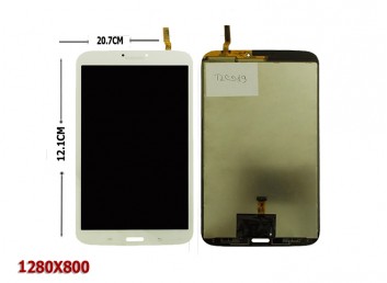 Samsung Galaxy Tab 3 T310 Dokunmatik+LCD Ekran-Beyaz