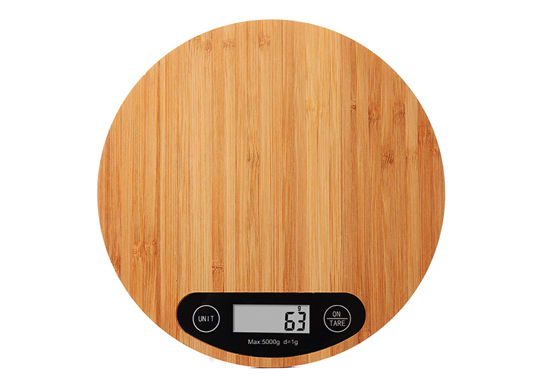 Bambu Yuvarlak Dijital Tartı Mutfak Terazisi 5Kg /1Gr Bambu Yuvarlak Dijital Tartı Mutfak Terazisi 5Kg /1Gr